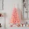 3ft. Pre-Lit Pink Artificial Christmas Tree, Warm White LED Lights